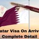 Qatar Visa On Arrival, Details of its Eligible Countries, Requirements, Fee And Application Process